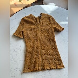 Proenza Schouler White Label Eyelet Top V neck